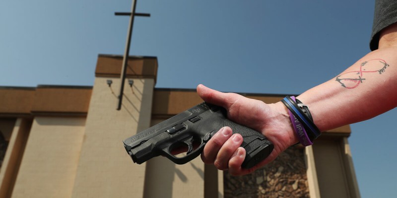 Some concerned churchgoers believe that armed pastors are necessary to defend churches against shooters in this age of mass shootings.