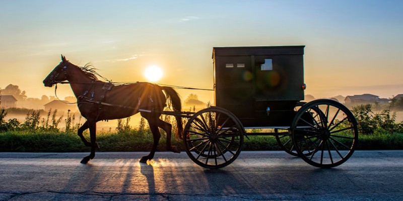 The Amish community is suing the state of Ohio over its new requirement that they install yellow flashing lights on their buggies.