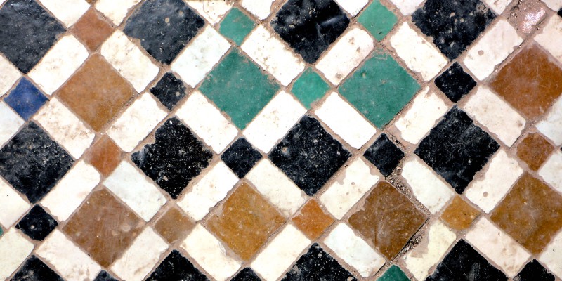Some multi-colored tiling
