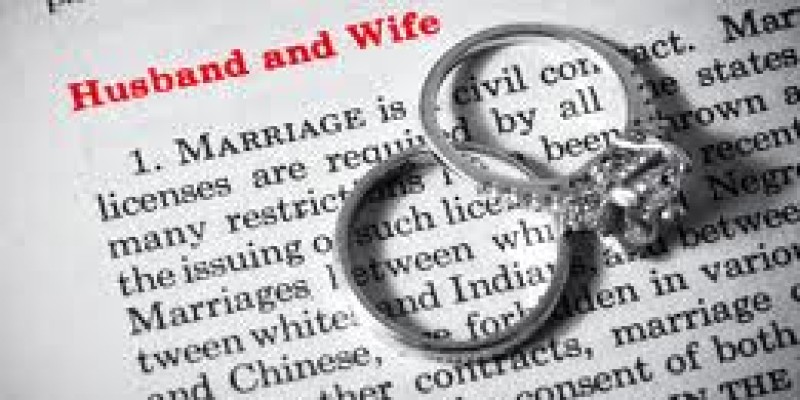 Marriage Definition, One Man, One Woman