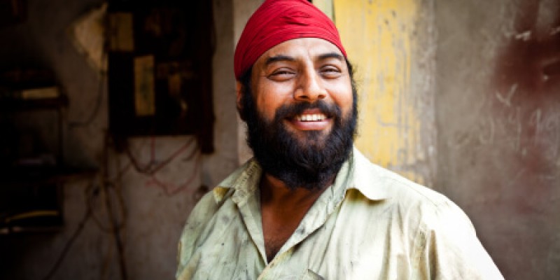 Sikh man with non denominational ordination from the ULC