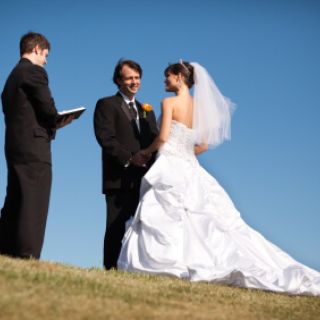 It is possible to get ordained online through the Universal Life Church in a matter of minutes, allowing you to legally officiate a wedding.